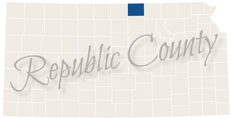 Republic County map